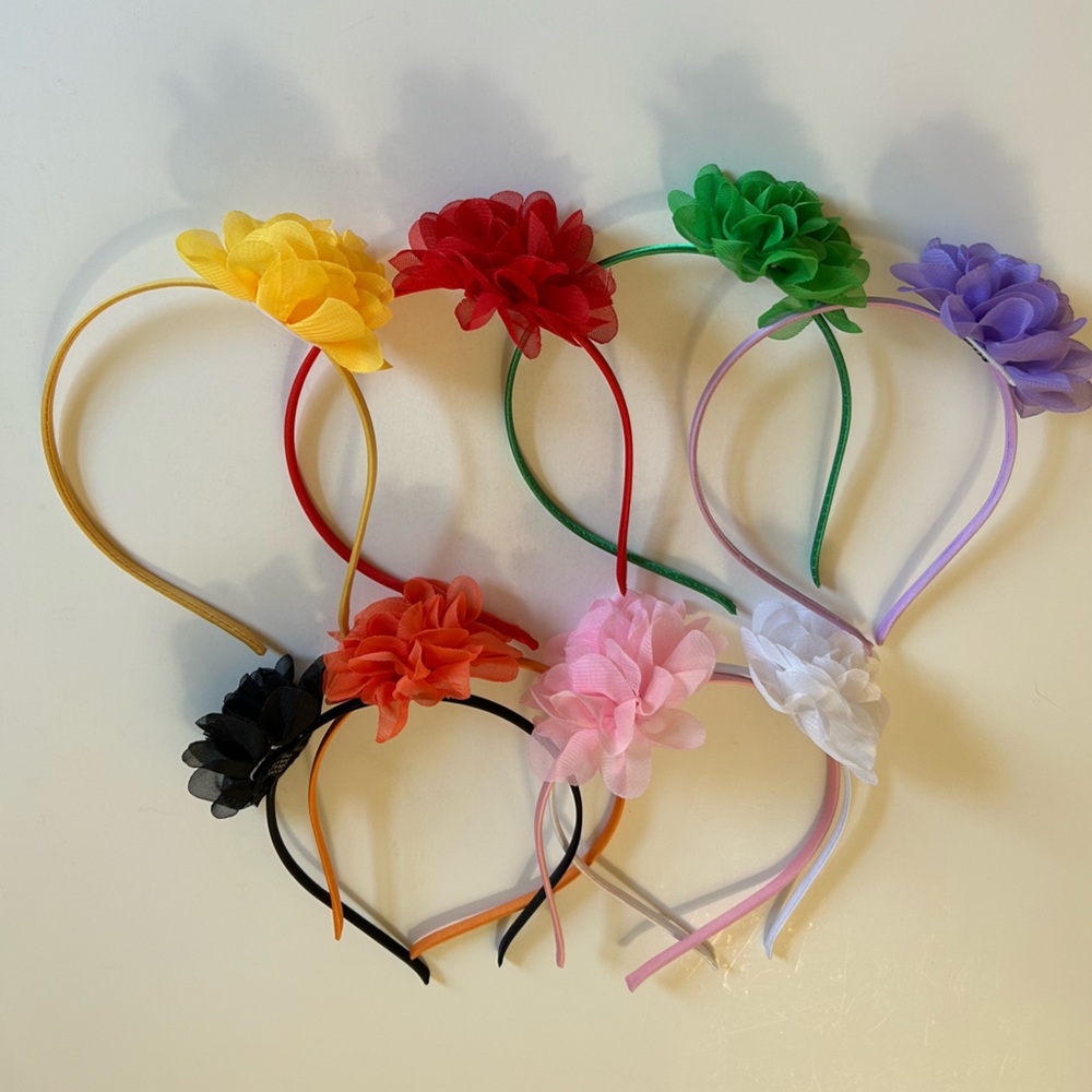 Girls Flower Headbands